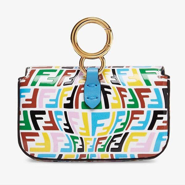 21SS◆新作【フェンディ】マルチカラーレザー ナノ バゲットコピー チャーム 7AR844AGKSF1EXO